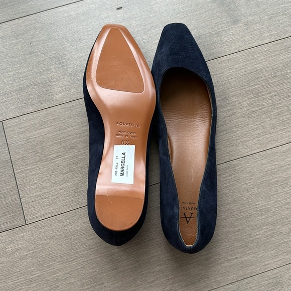 Aquatalia Suede Navy Marcella - Picture 4 of 4